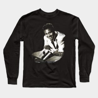 Boogie Woogie Blues Maestro Vintage Amos Tee for True Fans of Rhythm and Blues Brilliance Long Sleeve T-Shirt